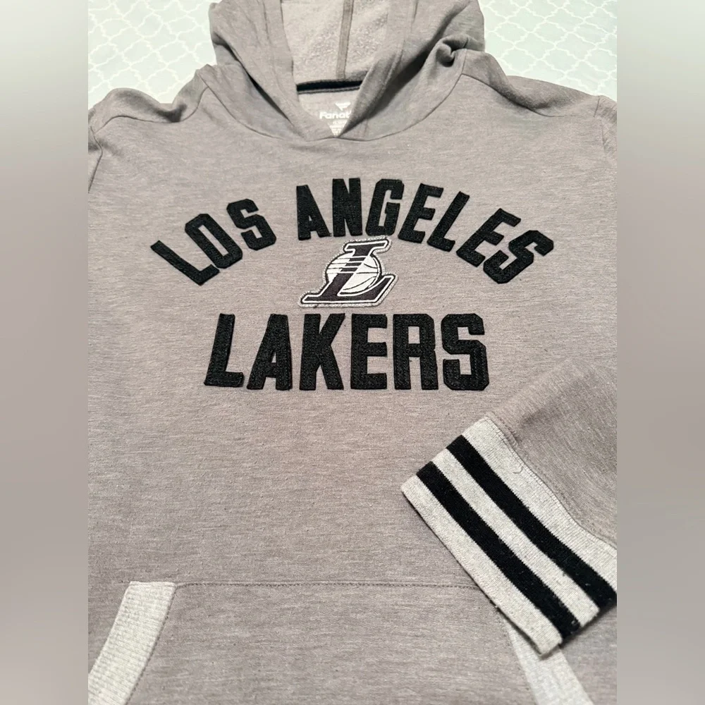 Fanatics Los Angeles Lakers Vintage Throwback Hoodie - Picture 6 of 6